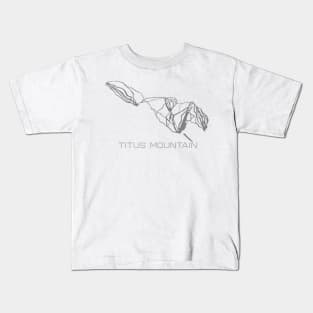 Titus Mountain Resort 3D Kids T-Shirt